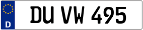 Truck License Plate
